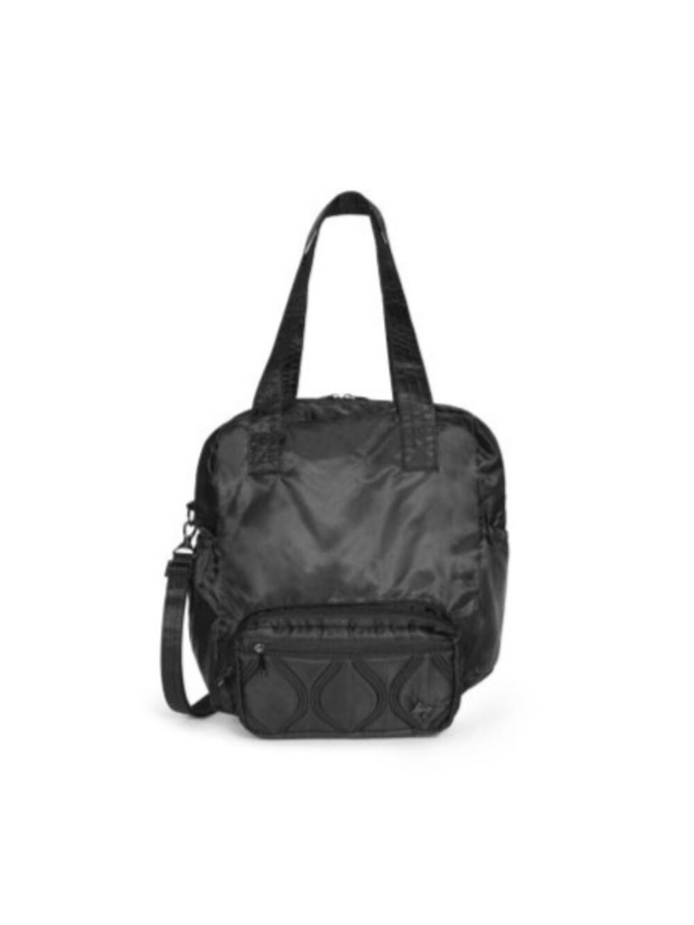 Lug Crescendo Convertible Shopper - Midnight Black Crossbody Shoulder Bag